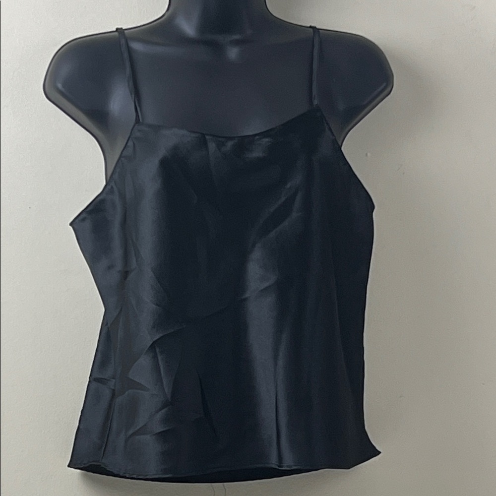 Secret Treasures Black Satin Camisole